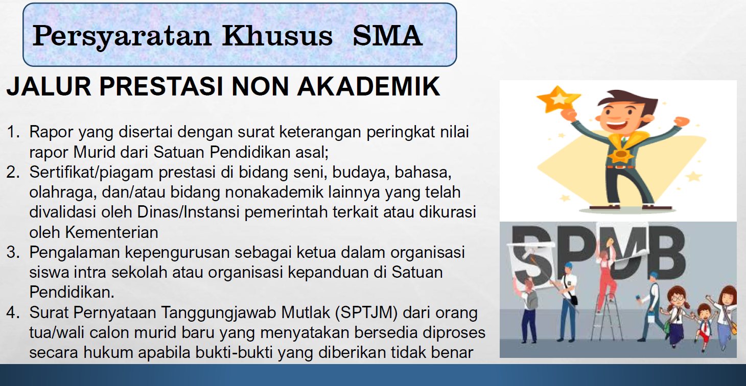 Jalur Prestasi Non Akademik